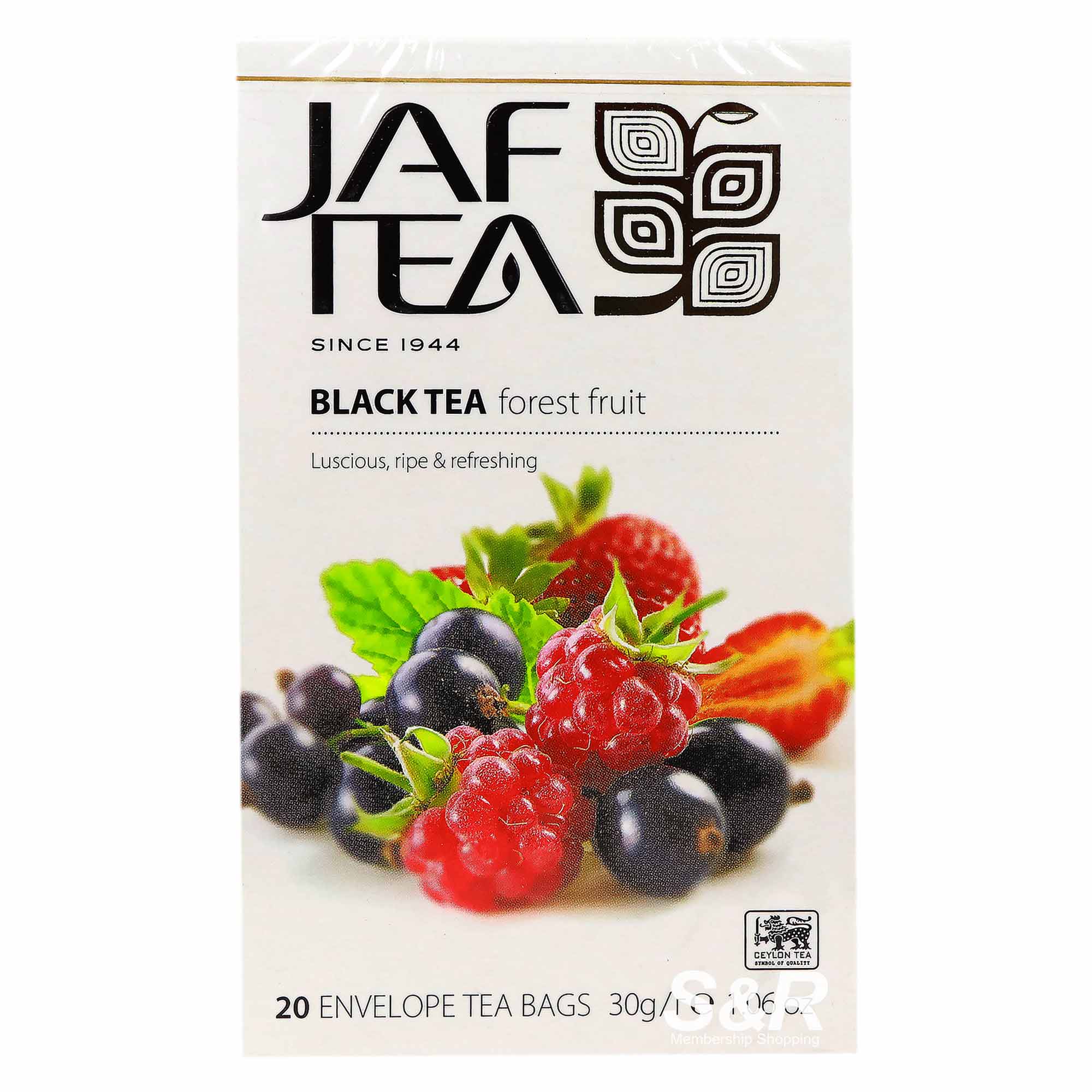 Jaf Tea Black Tea Forest Fruit 20 tea bags
